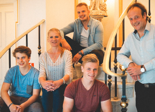 Foto van de familie